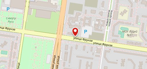 Тарелка на карте