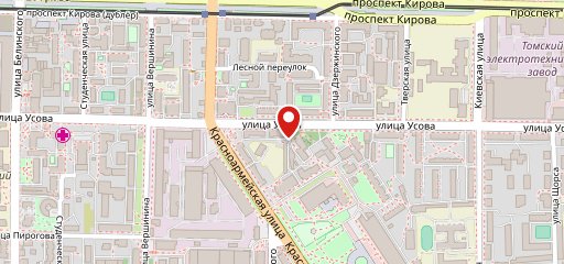 Общежитие № 3 Тусура на карте