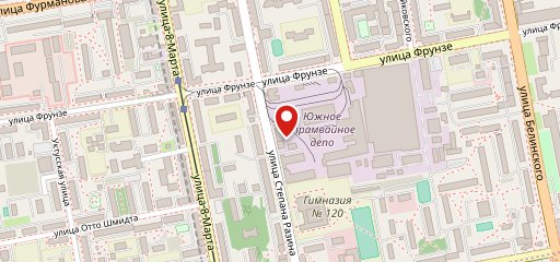 Столовая Трамвайного Парка на карте