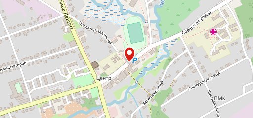 Столовая Центральная на карте