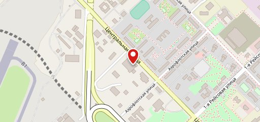 Центральная на карте