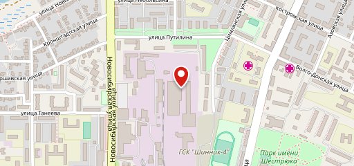 Столовая у Храма Южный на карте