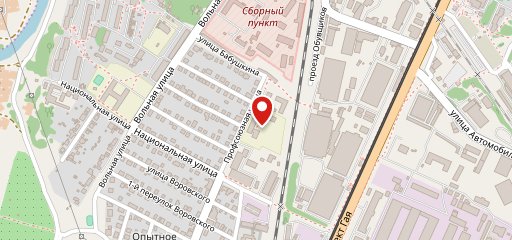Столовая Учебного центра УВД на карте