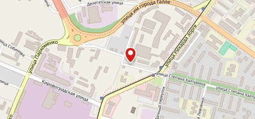 Столовая на карте