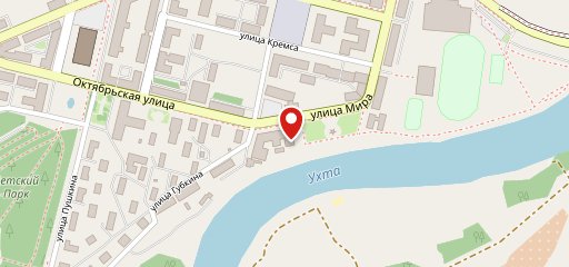 Столовая на карте