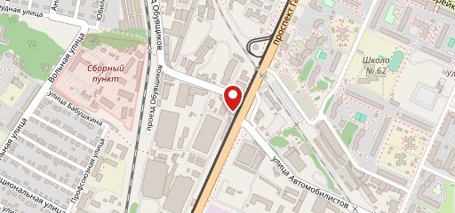 Столовая на карте