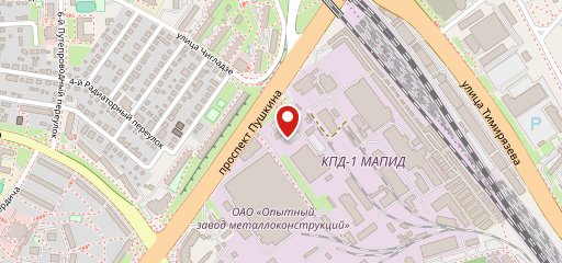 Фастфуд на карте