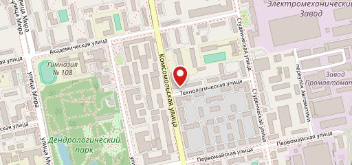 Столовая УрГЮА на карте