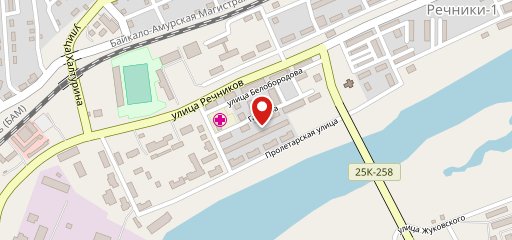 Столовая на карте
