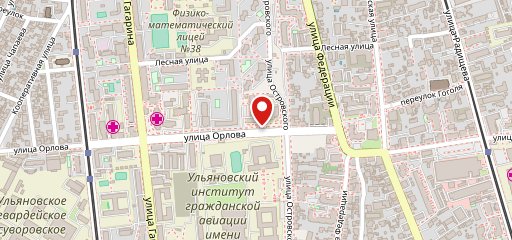Столовая на карте