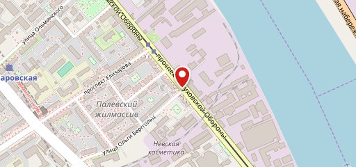 Столовая в БЦ Нева на карте