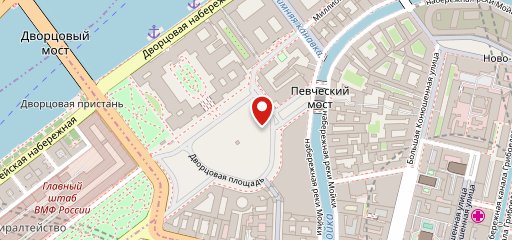 столовая в Главном Штабе на карте