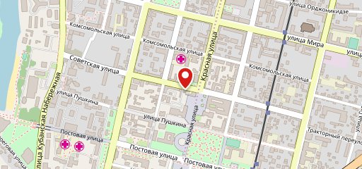 Столовая в Краевом суде на карте