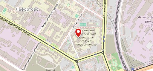 Столовая МТУСИ на карте