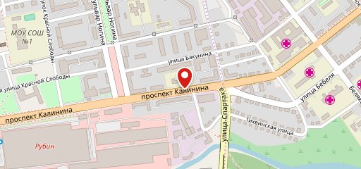 Столовая в Тверском Лицее на карте