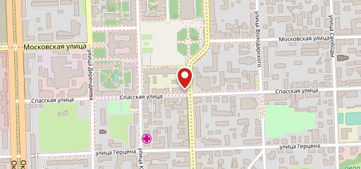 Столовая в здании Кировэнерго на карте