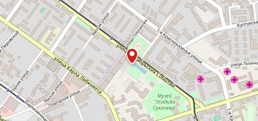 Столовая в здании МДМ банка на карте