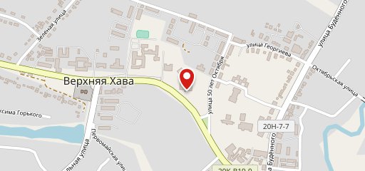 Столовая на карте