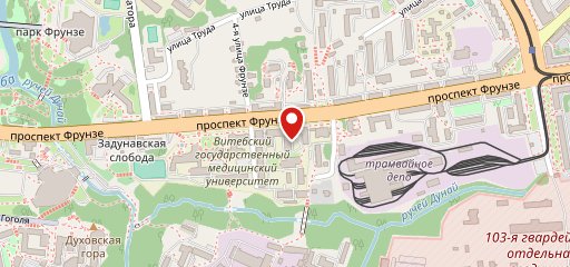 Столовая ВГМУ на карте