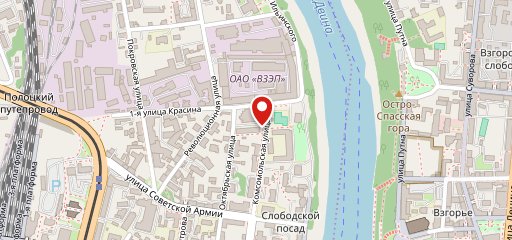 Столовая на карте
