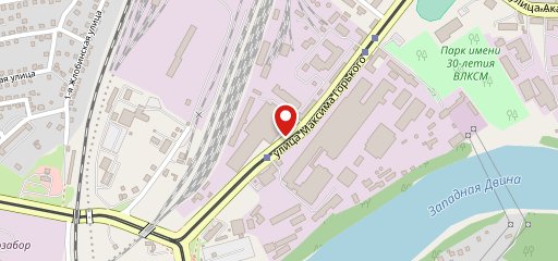 Витебский завод тракторных запасных частей на карте