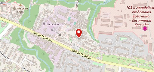 Столовая Витебскэнерго на карте