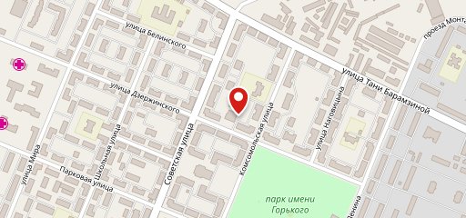 Столовая вкусной еды на карте