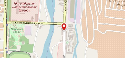 Столовая на карте
