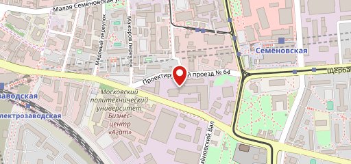 Столовая ВНИИ Инструмент на карте