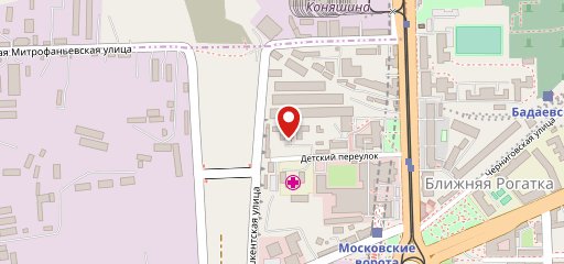 Столовая внизу на карте