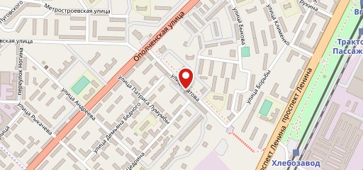 Столовая на карте