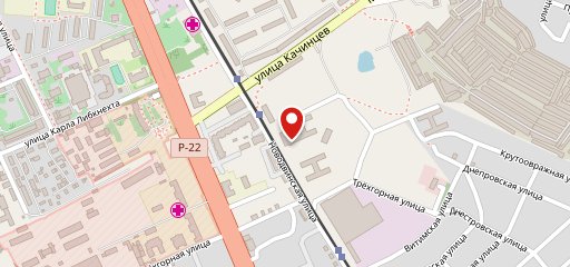 Столовая на карте