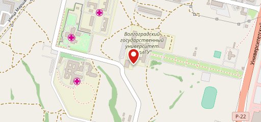 Столовая ВолГУ на карте
