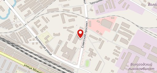 Столовая на карте