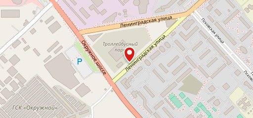 Столовая на карте