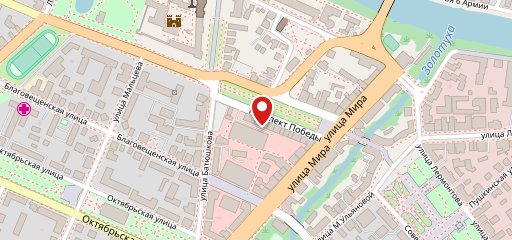 Столовая на карте