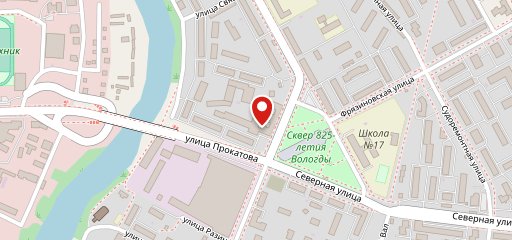 Столовая на карте