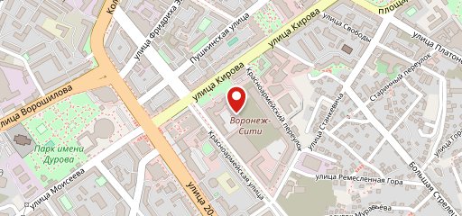 Столовая на карте