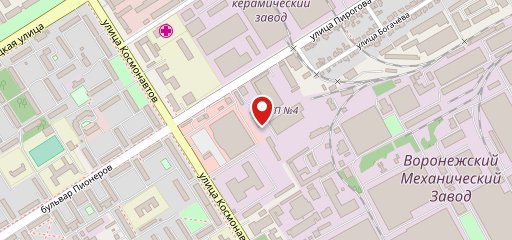 Столовая на карте