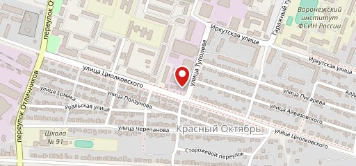 Столовая на карте