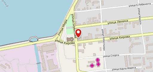 Столовая на карте