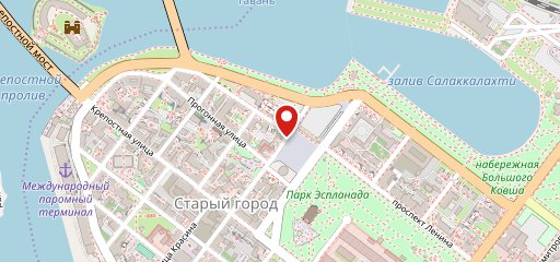 Столовая на карте