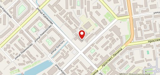 Столовая на карте