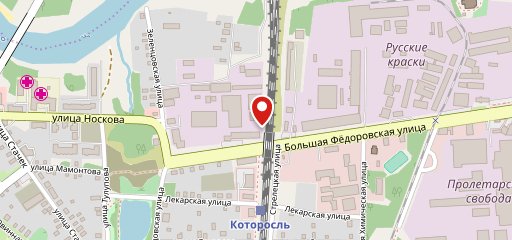 Столовая на карте