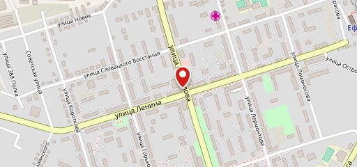 Столовая на карте
