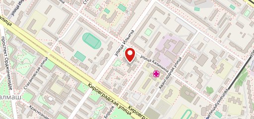 Столовая на карте