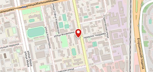 Столовая на карте
