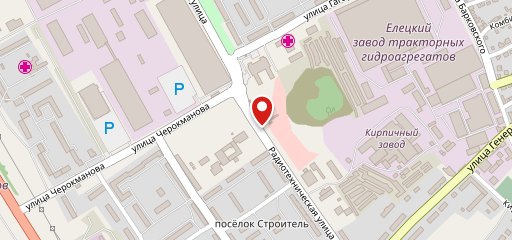 Столовая на карте