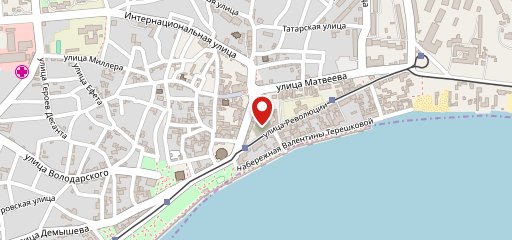 Столовая на карте