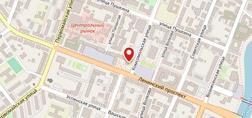 Столовая на карте